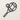 Tennis racket wall art seen from the front on a plain background