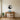 Wave circle wall art in a living room