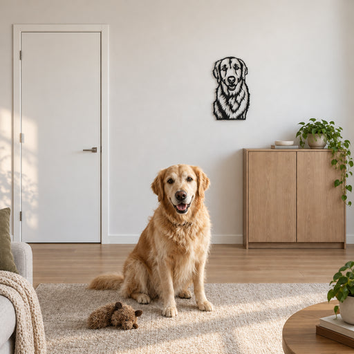 Example. The room and pet are AI-generated.